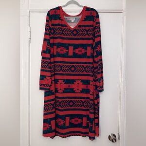 New Plus Size 3X LulaRoe Emily Dress